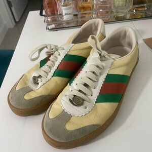 Yellow Gucci Shoes